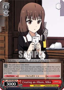 Creating an Album, Miko - Kaguya-sama: Love Is War? (II)