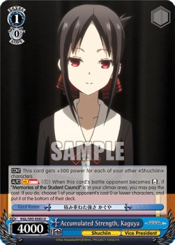 Accumulated Strength, Kaguya (V.1 - Uncommon) - Kaguya-sama: Love Is War? (II)