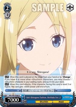 Anti-Shirogane Fashion, Herthaka Ver. 2 (V.1 - Uncommon) - Kaguya-sama: Love Is War? (II)
