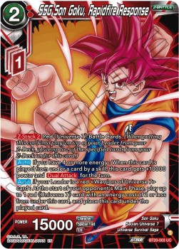 SSG Son Goku, Rapidfire Response (V.1 - Uncommon) - Power Absorbed