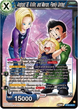Android 18, Krillin, and Marron, Family United - Power Absorbed