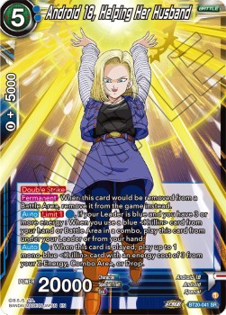 Android 18, Helping Her Husband (V.1 - Super Rare) - Power Absorbed