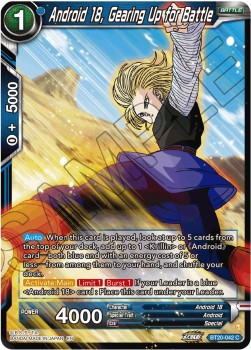 Android 18, Gearing Up for Battle (V.1 - Common) - Power Absorbed