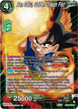 Son Goku, Golden Dragon Fist - Power Absorbed