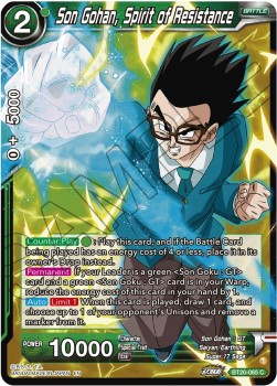 Son Gohan, Spirit of Resistance (V.1 - Common) - Power Absorbed