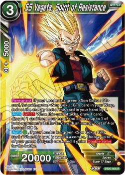 SS Vegeta, Spirit of Resistance (V.1 - Rare) - Power Absorbed