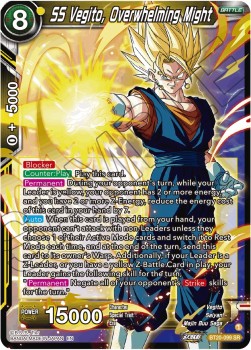 SS Vegito, Overwhelming Might (V.1 - Super Rare) - Power Absorbed