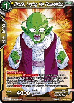 Dende, Laying the Foundation - Power Absorbed