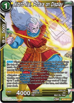 Kibito Kai, Potara on Display - Power Absorbed