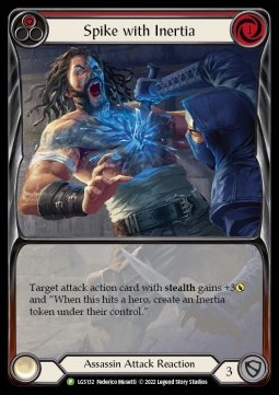 Spike with Inertia (Extended Art Rainbow Foil) - LGS Promos