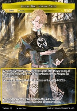 Actor Drei, Savior Child - The War of the Suns