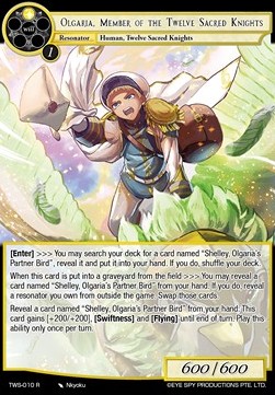 Olgaria, Member of the Twelve Sacred Knights - The War of the Suns