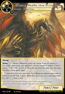 Starfall, Dragon from Outer Space - The War of the Suns
