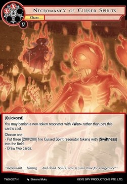 Necromancy of Cursed Spirits - The War of the Suns