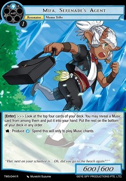 Mifa, Serenade's Agent - The War of the Suns