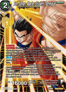 Son Gohan, Master-Student Technique - Starter Deck: Ultimate Awakened Power