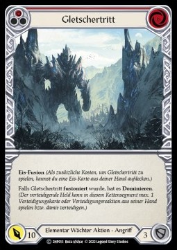 Glacial Footsteps (Red) (Regular) - History Pack 2 - Black Label