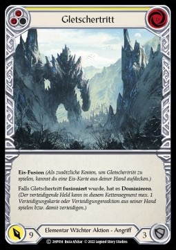 Glacial Footsteps (Yellow) (Regular) - History Pack 2 - Black Label