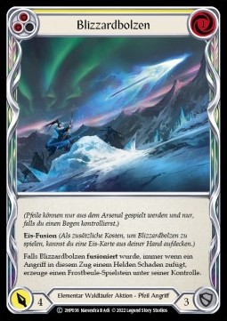 Blizzard Bolt (Yellow) (Regular) - History Pack 2 - Black Label