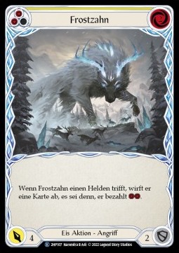 Frost Fang (Yellow) (Regular) - History Pack 2 - Black Label