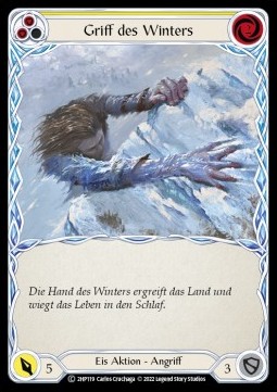 Winter's Grasp (Yellow) (Regular) - History Pack 2 - Black Label