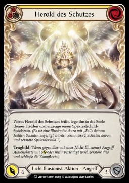Herald of Protection (Yellow) (Regular) - History Pack 2 - Black Label