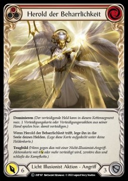 Herald of Tenacity (Red) (Regular) - History Pack 2 - Black Label