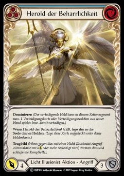 Herald of Tenacity (Blue) (Regular) - History Pack 2 - Black Label