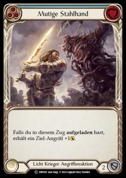Courageous Steelhand (Blue) (Regular) - History Pack 2 - Black Label