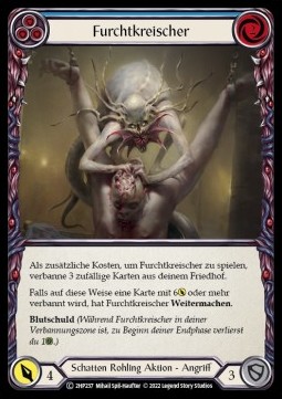 Dread Screamer (Blue) (Regular) - History Pack 2 - Black Label