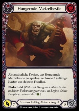 Hungering Slaughterbeast (Red) (Regular) - History Pack 2 - Black Label