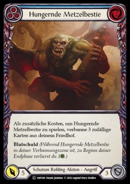 Hungering Slaughterbeast (Blue) (Regular) - History Pack 2 - Black Label