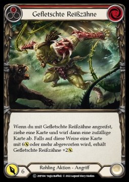 Bare Fangs (Red) (Regular) - History Pack 2 - Black Label