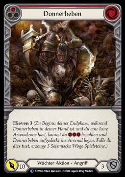 Thunder Quake (Red) (Regular) - History Pack 2 - Black Label
