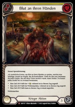 Blood on Her Hands (Regular) - History Pack 2 - Black Label