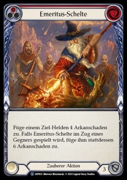 Emeritus Scolding (Red) (Regular) - History Pack 2 - Black Label