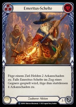 Emeritus Scolding (Blue) (Regular) - History Pack 2 - Black Label