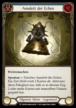Amulet of Echoes (Regular) - History Pack 2 - Black Label