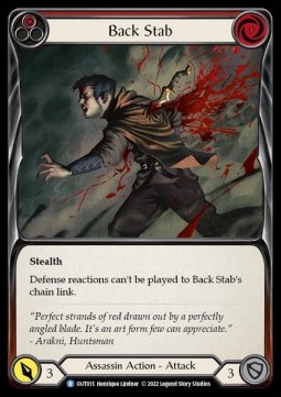 Back Stab (Red) (Regular) - Outsiders