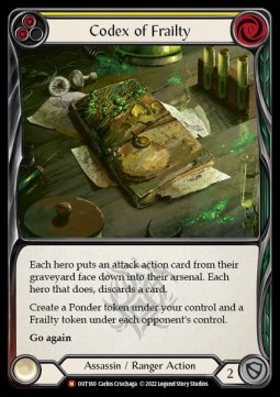 Codex of Frailty (Regular) - Outsiders