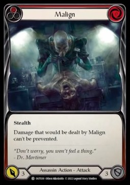 Malign (Red) (Regular) - Outsiders