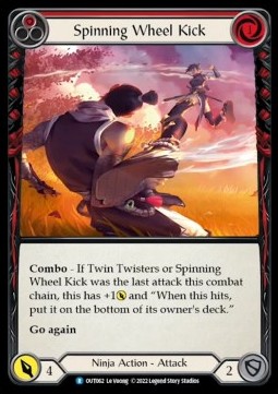 Spinning Wheel Kick (Red) (Regular) - Outsiders