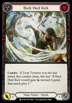 Back Heel Kick (Red) (Regular) - Outsiders