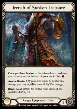 Trench of Sunken Treasure (Rainbow Foil) - Outsiders