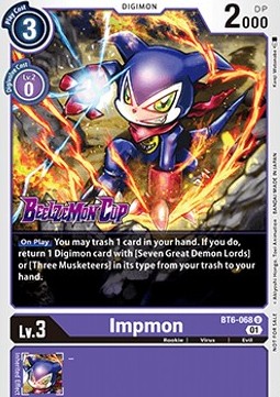 Impmon (BT6-068) - Promos: Starter Deck