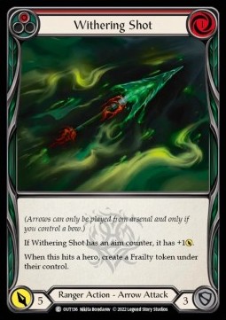 Withering Shot (Red) (Regular) - Outsiders