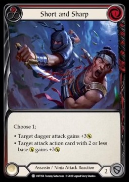 Short and Sharp (Red) (Regular) - Outsiders