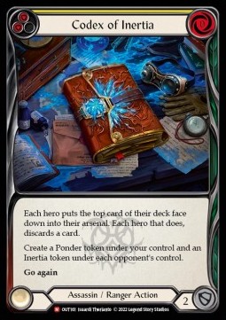 Codex of Inertia (Regular) - Outsiders