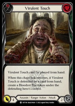 Virulent Touch (Red) (Regular) - Outsiders