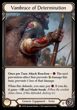 Vambrace of Determination (Rainbow Foil) - Outsiders